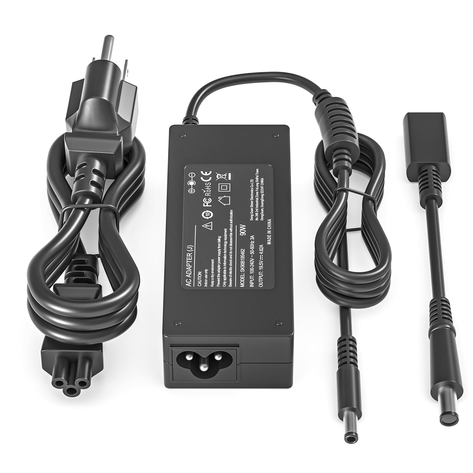 Cargador Actzone Compatible Con Portátiles Dell De 90 W, 65 W Y 45 W