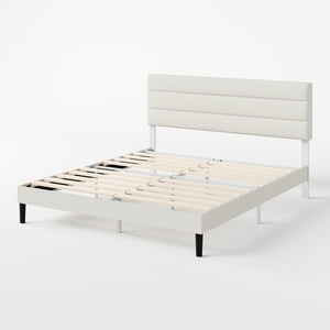 Base De Cama Premium Zinus 2 Plazas 150X190X30Cm Piper Con Respaldo