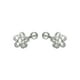 thumbnail image 2 of Aros de Plata 925 Flor con Tope Tuerca, 2 of 2