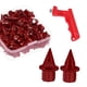 thumbnail image 2 of Spikes De Zapatería De Pista De 60 Piezas Pistas De Atletismo Que Corren Para Adultos Deportivos Rojo, 2 of 5