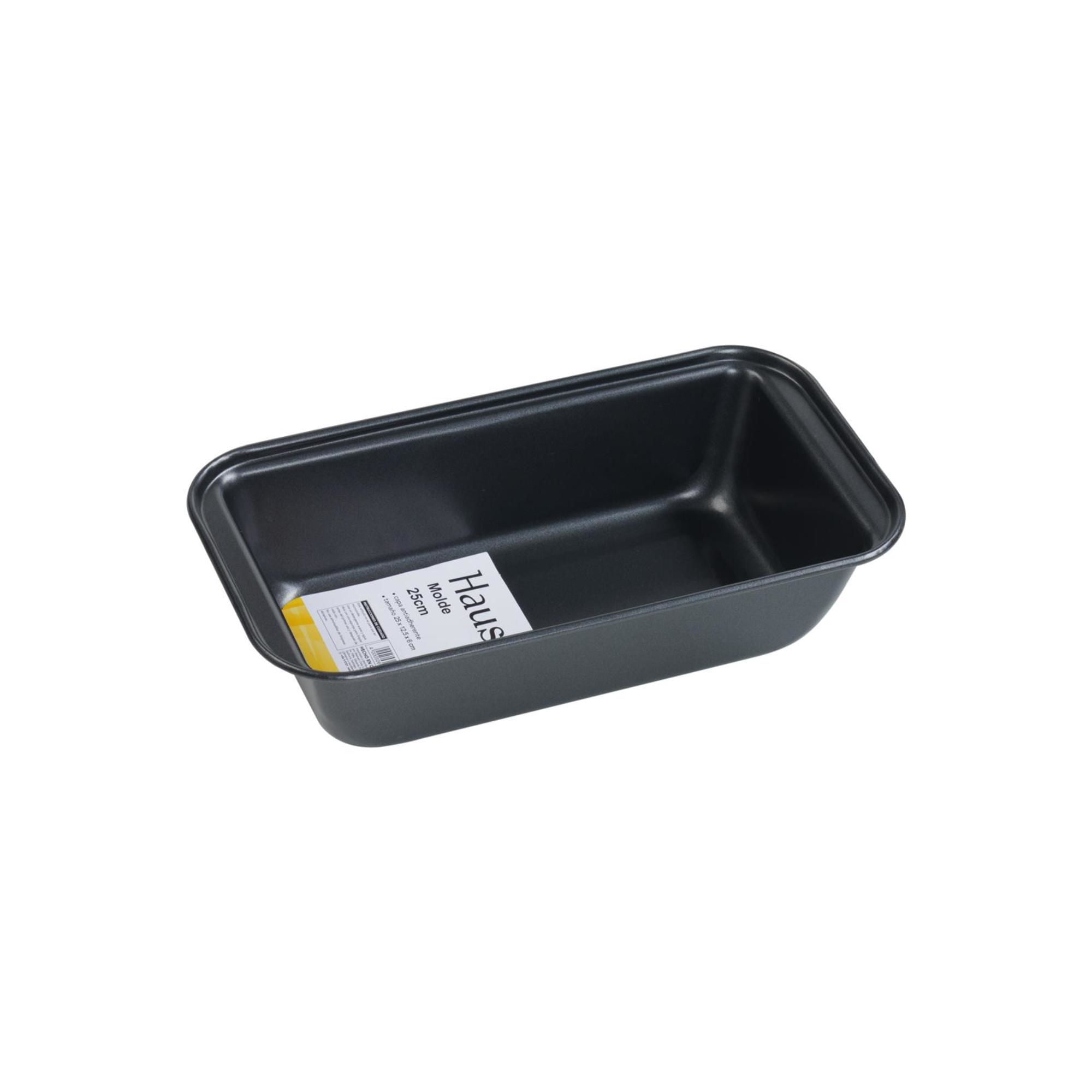 Haus - Molde Rectangular De Pan 25 Cm Gris