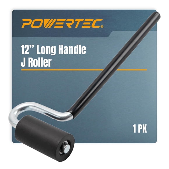 J Roller POWERTEC 12, mango largo de 3 cm de ancho para encolado de bordes