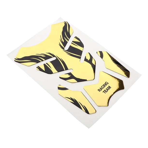 1Set Almohadillas de tracción de los tanques de combustible de goma para Suzuki GSXR / GSR 600/750/1000 Amarillo