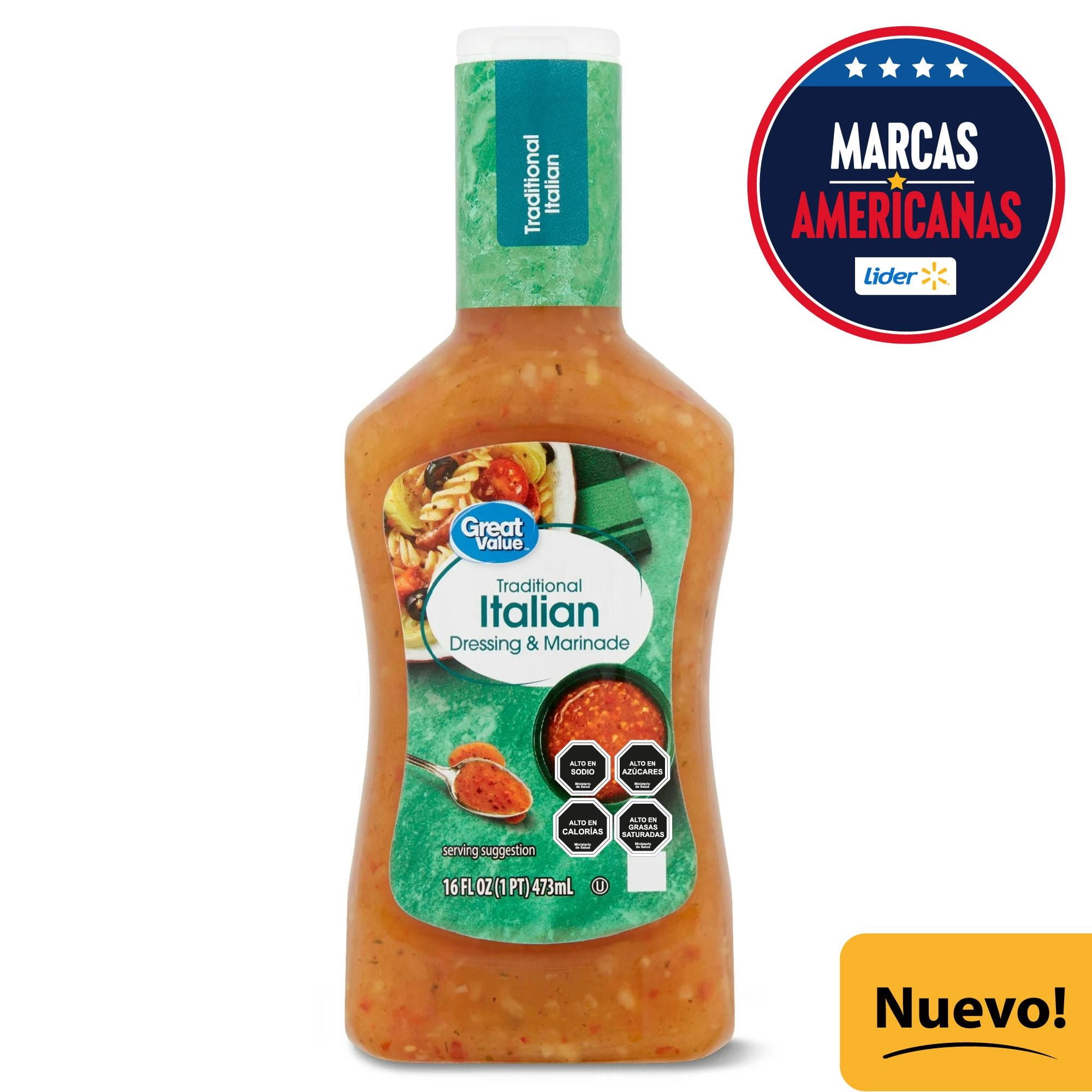 Aderezo Tradicional Tipo Italiano 473 ml Great Value