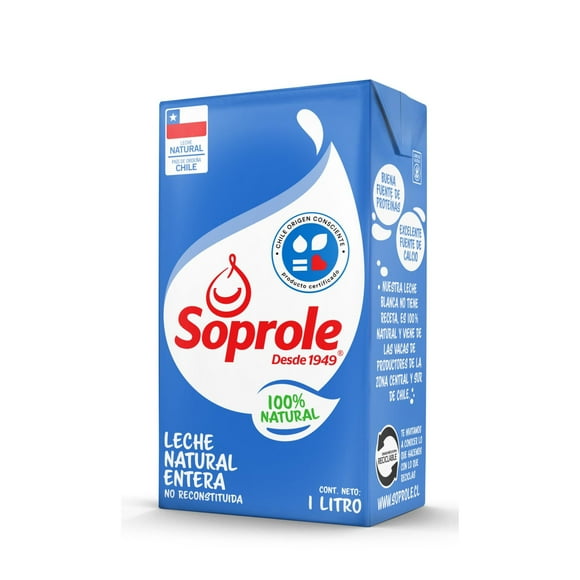 Leche Entera Natural 1 l, 1 L