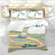 thumbnail image 5 of Oh, los Lugares a Donde Irás Conjunto de sábanas temático, trío de piezas, cómodo y amigable con la piel, diseño único, regalo de decoración para el hogar para familiares, amigos y fans,173cm *218cm, 5 of 6
