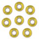 thumbnail image 1 of Lote 8 Rodamientos De Skateboard Sin Patín Abec 9 Sin Fricción, Amarillo, 1 of 5