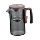 thumbnail image 1 of Tetera De Vidrio Con Infusor Tetera Multiusos Para Senderismo Cocina Camping Gris 720 Ml, 1 of 5