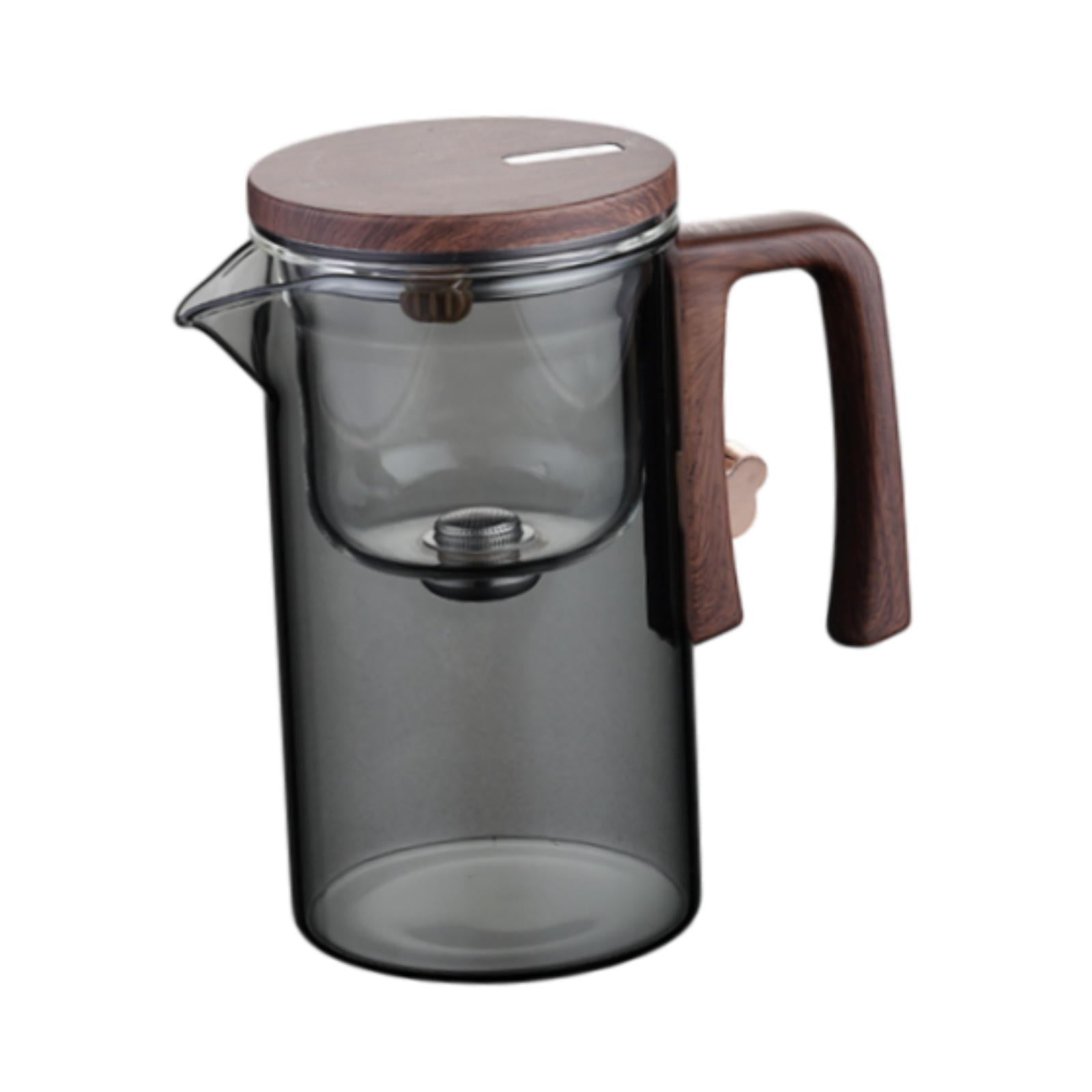 Bothyi - Tetera De Vidrio Con Infusor Tetera Multiusos Para Senderismo Cocina Camping Gris 720 Ml