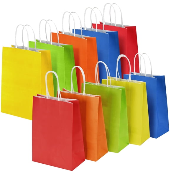 Bolsas de Regalo Wddeevoi 10 uds 20 cm Color Arcoíris