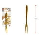 thumbnail image 1 of Tenedor Para Frutas, 100% Acero Inoxidable Dorado, 13cm, 1 of 2