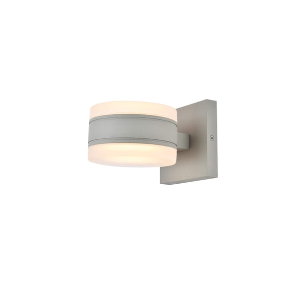 Aplique de Pared LED para Exterior Living District Raine Plata 16W