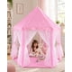 thumbnail image 3 of Carpa Infantil Tipo Casita Rosa con Cortinas y Techo de Lunares para Juegos, 3 of 6