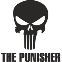 Rienda Libre - Sticker The Punisher El Castigador Auto Camioneta Suv