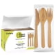 thumbnail image 1 of Kit de cubiertos The Veggie Straws biodegradables, 25 juegos (tenedor, cuchara, cuchillo), 1 of 7