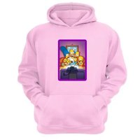 Genérico - Polerón Canguro Familia Amarilla Rosa Talla Xs Unisex