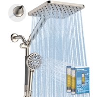 Combo De Cabezal De Ducha Makefit Dual Filtered Rain Con Dispositivo Portátil