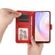 thumbnail image 5 of Funda tipo cartera FOXDOCK para Honor 50 SE , diseño girasol en relieve, cuero PU, cierre magnético, soporte y tarjetero, 5 of 5