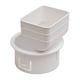 thumbnail image 1 of Adaptador de bajante para el hogar y exteriores 2x3 a 4 pulgadas, blanco, 1 of 1