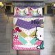 thumbnail image 1 of Hello Kitty Cow 3 Pieces Duvet Cover Set Full Size Super Soft Fade Resistant Microfiber, 1 of 4