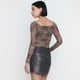thumbnail image 2 of Polera Mujer Manga Larga Malla Animal Print Corona, 2 of 5