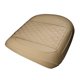 thumbnail image 4 of Asiento De Coche Trasero De Cuero De PU Universal Cubierta Inferior Cojín Cojín Material Suave Frente Beige, 4 of 5