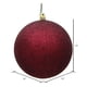 thumbnail image 2 of Bola Vickerman Burgundy de Ornament para uso en interiores, 2 of 4