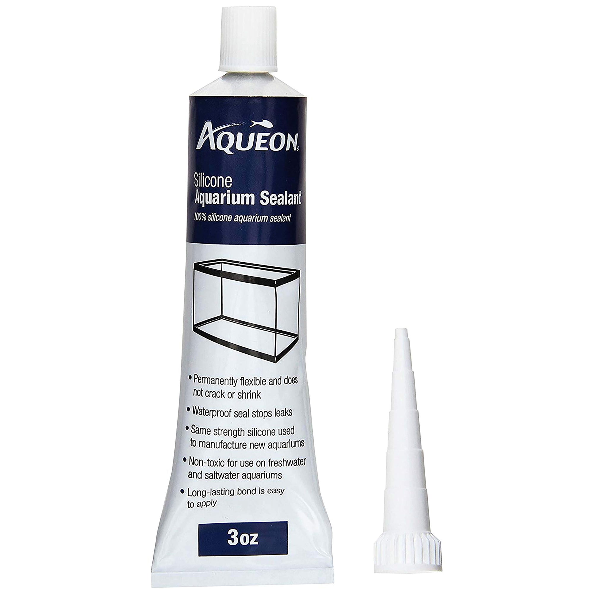 Sellador De Silicona Aqueon Clear 90 Ml