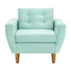 thumbnail image 1 of Sofa Bote 1c Felpa 04 Verde Agua, 1 of 6