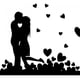 thumbnail image 1 of Decomural Love Heart Romance WS-32850, 1 of 2