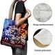 thumbnail image 3 of Black Clover Bolso de tela con estampado de lienzo para mujer, bolsa de compras reutilizable y estética, con cremallera interior, regalo para mujer,40*40cm., 3 of 6