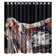 thumbnail image 1 of Cortina de ducha de Aerosmith de Steven Tyler, juego de cortinas de baño con ganchos, tamaño 66 x 72 pulgadas, 1 of 3