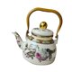 thumbnail image 2 of Tetera De Esmalte Floral, Hervidor De Agua Espesa Para Cocina, Fiesta, Camping, Estilo B, 2 of 5