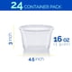 thumbnail image 3 of Contenedores de almacenamiento de alimentos Healthy Packers de 16 oz (paquete de 24), 3 of 9