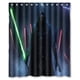 thumbnail image 1 of Cortina de ducha de Star Wars Episodio VII, juego de cortina de baño con ganchos, tamaño 60 x 72 pulgadas, 1 of 3