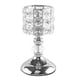 thumbnail image 5 of Portavelas De Cristal Moderno Candelabros Luz De Té Plata 10x21cm, 5 of 5
