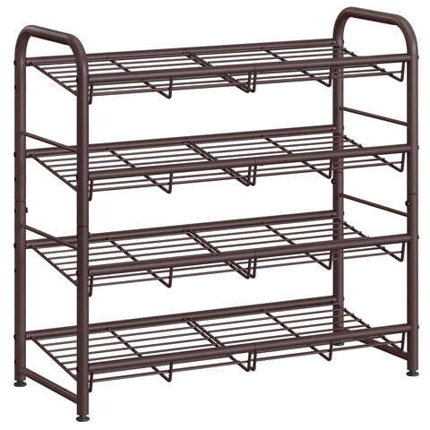 Zapatero Songmics De 4 Niveles Para 16 Pares De Zapatos, Metal Bronce