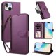 thumbnail image 2 of Funda con Billetera para [iPhone 15] con Bolsillo Zipper y Tarjetero Violeta, 2 of 6