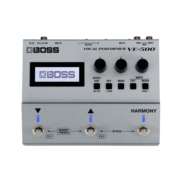 Armonizador vocal Pedal BOSS VE-500 Vocal Performer