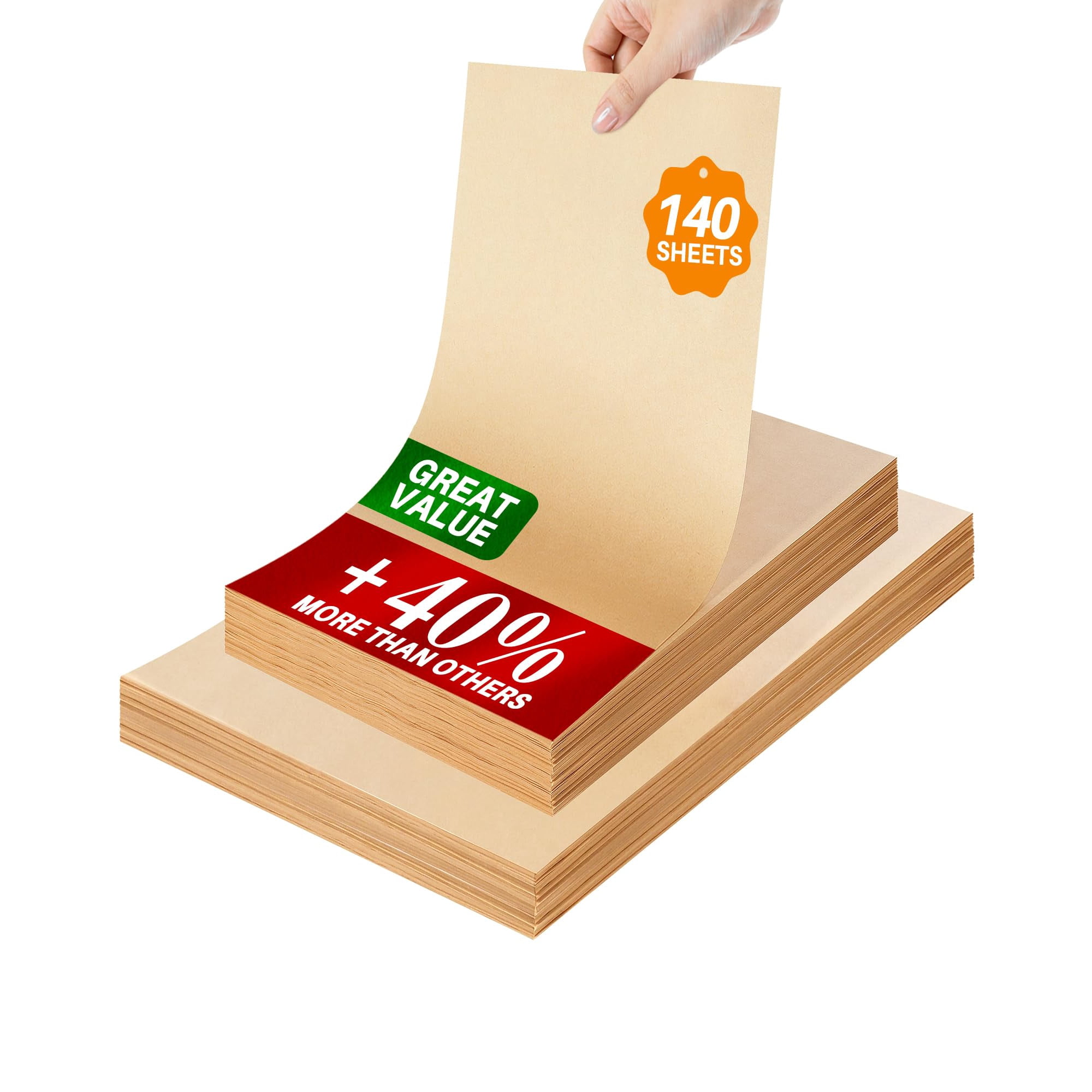 Papel Para Hornear Yomeixte 140 Hojas 23 X 33 Cm Antiadherente