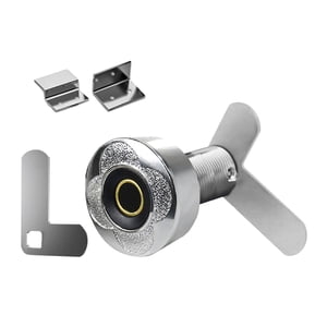 Bothyi - Cerradura De Gabinete De Huellas Dactilares Cerradura De Caja Fuerte Oculta Para Cajón De Oficina En Casa 20 Mm Plata