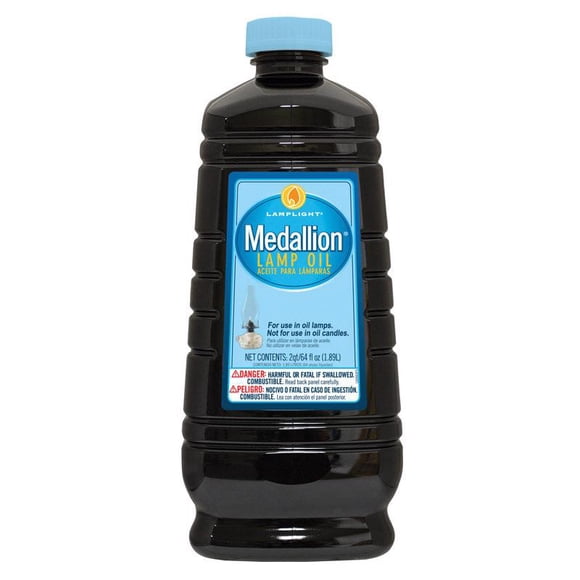 Lamp Oil Light Lamplilight Medallon, con forma de medallón de hidrocarburo suave, 1,9 L