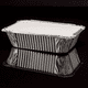 thumbnail image 1 of Bandeja De Aluminio Tapa Cartón Pack 20 Unds Envase Desechable  C-20 21x14cm, 1 of 3