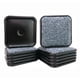 thumbnail image 1 of Copas para ruedas de muebles SoftTouch cuadradas de 2.5 cm, paquete de 12, café/gris, 1 of 6