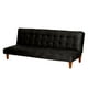 thumbnail image 2 of Futon Turin Cuero Kentucky Negro, 2 of 3