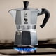 thumbnail image 3 of Cafetera de café espresso Bialetti Moka Express de 420 ml, color plateado, 3 of 9