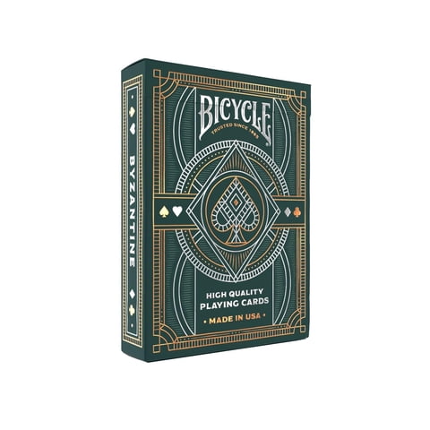 Bicycle - Juego De Cartas Bizantinas Para Bicicleta, Lámina Dorada Y Plateada, 1 Baraja