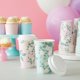 thumbnail image 4 of Tazas de café Juvale Floral Paper con tapas 16 oz (480 ml) x24, 4 of 9