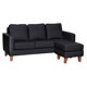thumbnail image 3 of Seccional Venecia Intercambiable Pu Negro, 3 of 5