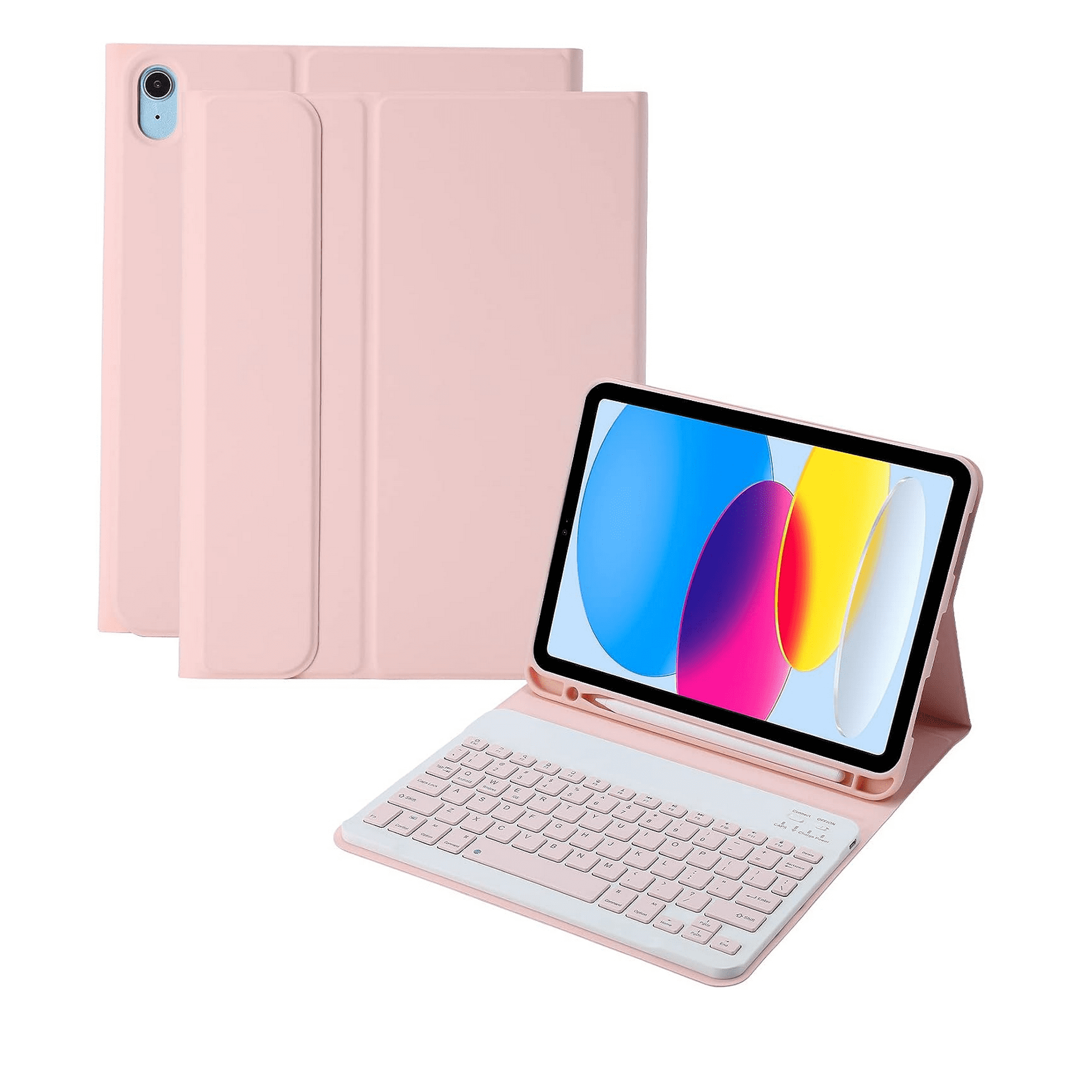 Global Movil Mr - Carcasa Funda Con Teclado Para Ipad 11 Generación A16 / 10ma Generación